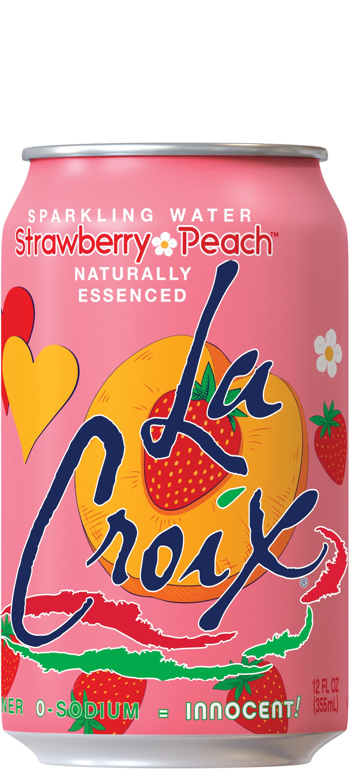 LaCroix Sparkling Water, Strawberry Peach, 12 Fl Oz (pack of 12)