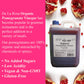 De La Rosa Organic Pomegranate Vinegar, Pure & Unfiltered, Vegan, 169.07 Fl Oz
