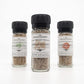 Seasoned Essentials Gourmet Smoked Sea Salt Grinder Variety Pack - 3 Pack, 4.41 Ounce, Perfect for Meat, Fish, and Vegetables