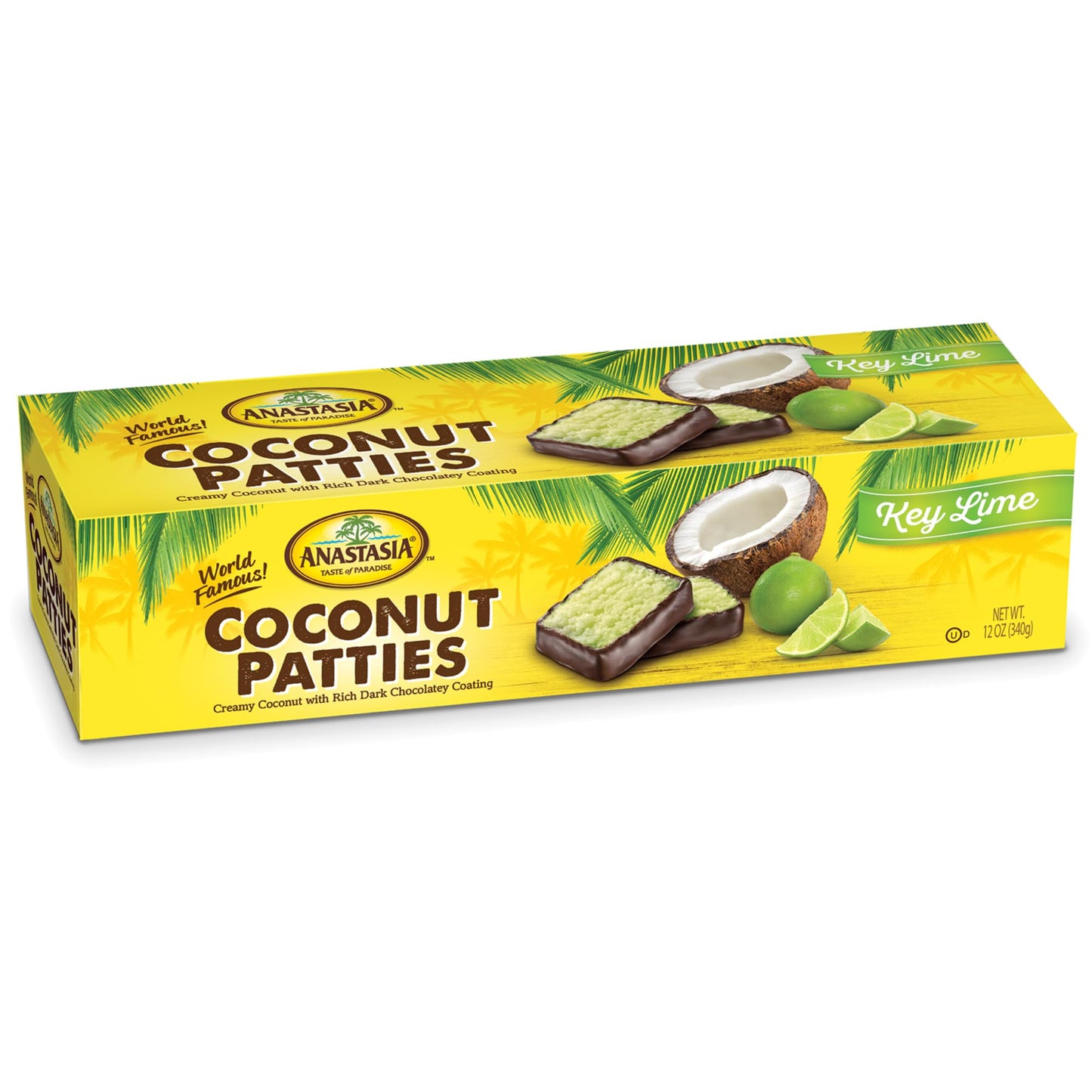Chocolate Coconut Patties, Anastasia, Oh Asis! Key Lime Patties - Pina Colada Chocolate-Covered Coconut Treats (Pack of 2) - Per