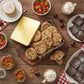 Holiday Chocolate Chip Cookies Gift Basket 1.5 LB Gourmet Tin Fudge Filled For Men Women | INDIVIDUALLY WRAPPED | Large Cookies