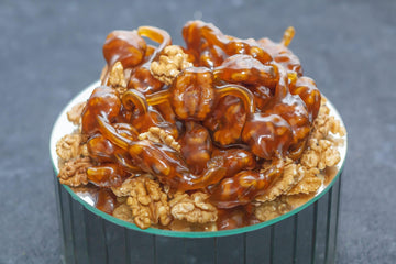 Gulluoglu Walnut Churchkhela (Cevizli Sucuk), 4 Pieces (Total 1.1Lb - 500 Gr), Daily Fresh Shipment From Istanbul/Turkey