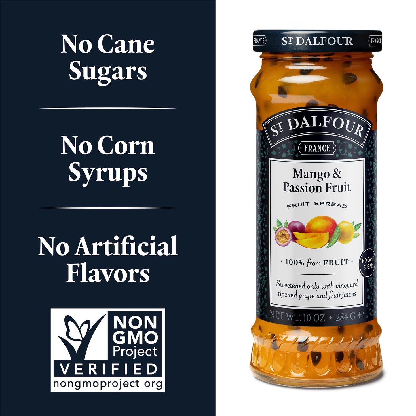 St Dalfour - Consrv Mango Pssn Fruit - Case of 6 - 10 OZ (6x10 OZ)