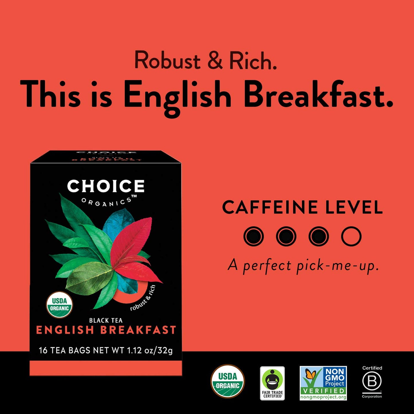 Choice Organics - Organic Black Tea Variety Pack Sampler (3 Pack) - Includes English Breakfast, Earl Grey, And Cocoa Mint Puerh