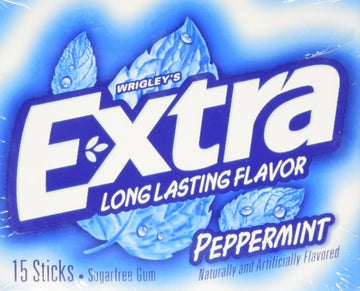 Wrigley'S Extra Gum Peppermint (Pack Of 10), Assorted