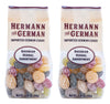 Hermann the German Hard Candy - Bavarian Herbal Assortment - Pack of 2 - 150 g - Multicolor