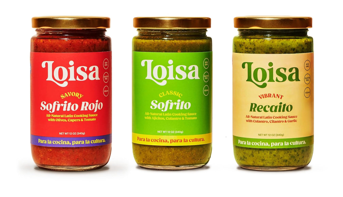 Loisa Sofrito Cooking Sauce Sampler Pack - Classic, Rojo, Recaito - Non-GMO, Vegan - 12 ounces