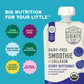 Serenity Kids 6+ Months Dairy Free Smoothie Baby Food - Usda Organic - Grass Fed Collagen Protein - 3.5 Ounce Bpa-Free Pouch - Berry Butternut Protein Smoothie Baby Pouches - 6 Count