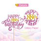 Pink Glitter Happy 88Th Birthday Cake Topper, Eighty Eight Years Old Birthday Party Cake Decor, Gold Number 88 Birthday Party Su