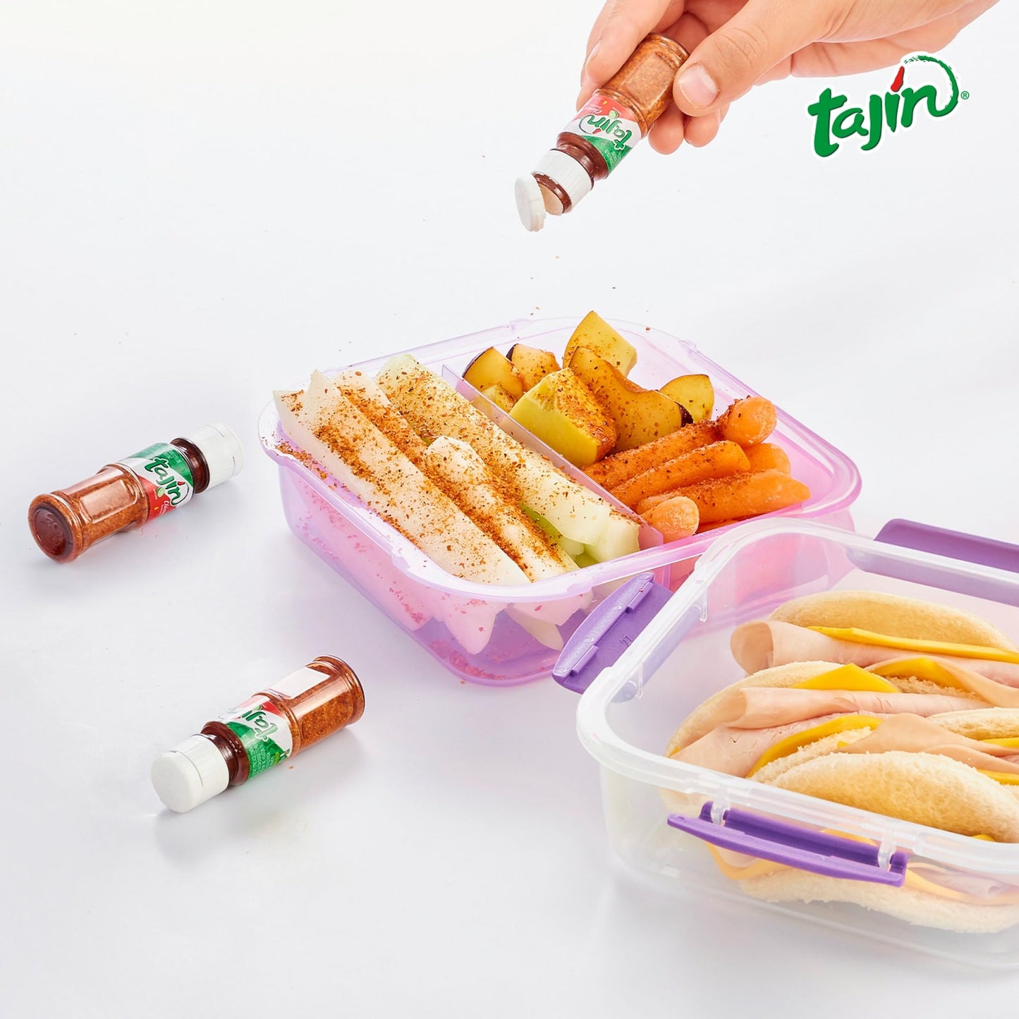 Tajin Cl  sico Seasoning Mini Pouch,0.35 Ounce, 10 Mini Bottles (Pack of 2)