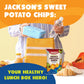 Jacksons Sweet Potato Kettle Chips with Sea Salt made with enhanced Avocado Oil (1 oz  Pack of 15) - Allergen-friendly  Gluten Free  Peanut Free  Vegan  Paleo Friendly - Shark Tank Product