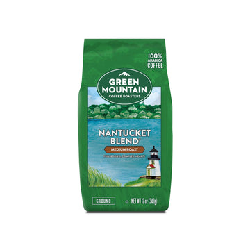 Green Mountain Coffee Roasters, Nantucket Blend, Fair Trade Certified, Ground Coffee, Medium Roast, Bagged 12oz.