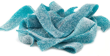 SweetGlob Sour Gummy Belts Candy (2 Pound, Sour Blue Raspberry)