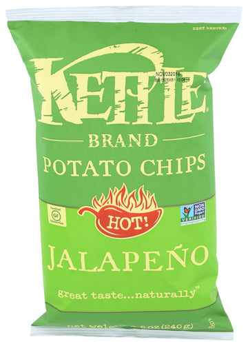 Kettle Brand Jalapeno Potato Chips, 8.5 Oz