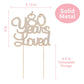 Crystal Creations Premium Rose Gold Metal Cake Topper - 80 Years Loved - 1 Count
