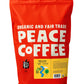 Peace Coffee Twin Cities Blend | 5 lb Ground Dark Roast | Organic Fair Trade | Smooth, Inviting Flavor | Shade Grown, Fresh Roas