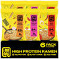 immi Ramen Variety Pack - Bold Flavors, Better Noodles - High Protein, Low Carb, Plant Based - Spicy Beef, Black Garlic Chicken,