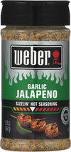 Weber Garlic Jalapeno Seasoning, 5.75 Ounce Shaker (Pack Of 6)