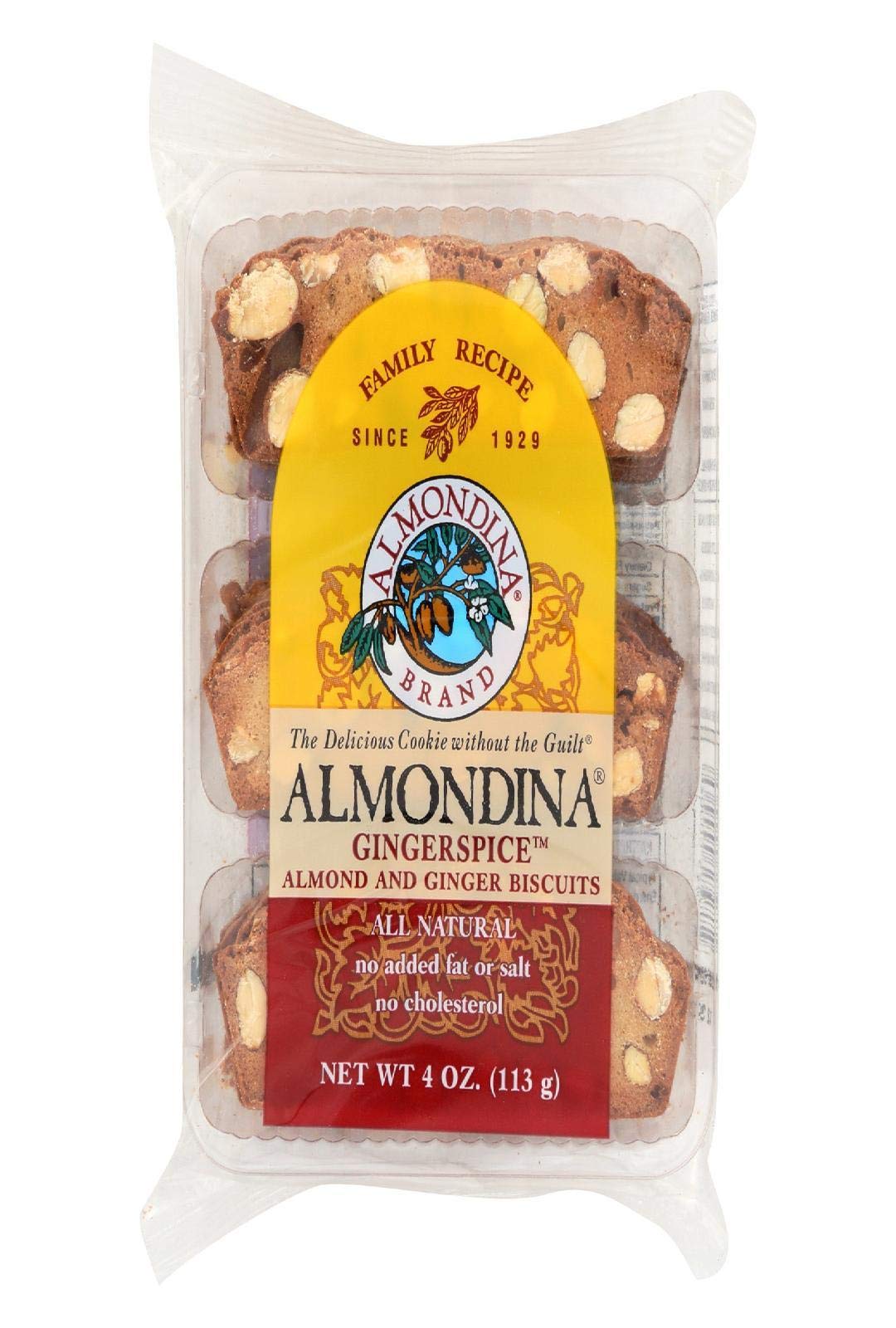 Almondina Biscuits, Gingerspice, 4 ounce