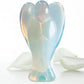 Earth Therapy Original Pocket Guardian Angel With Serenity Prayer Card - Opal Healing Stone Figurine - Bless Yourselves And Your