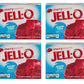 Jell-O Sugar-Free Cherry Gelatin Mix 0.6 Ounce Box (Pack of 4)