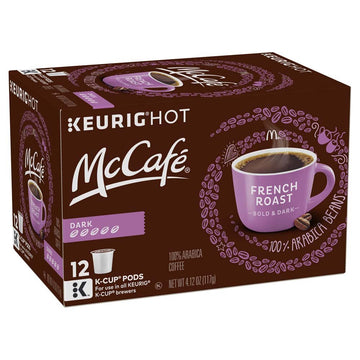 Mccaf   French Dark Roast K-Cup Coffee Pods (12 Pods)
