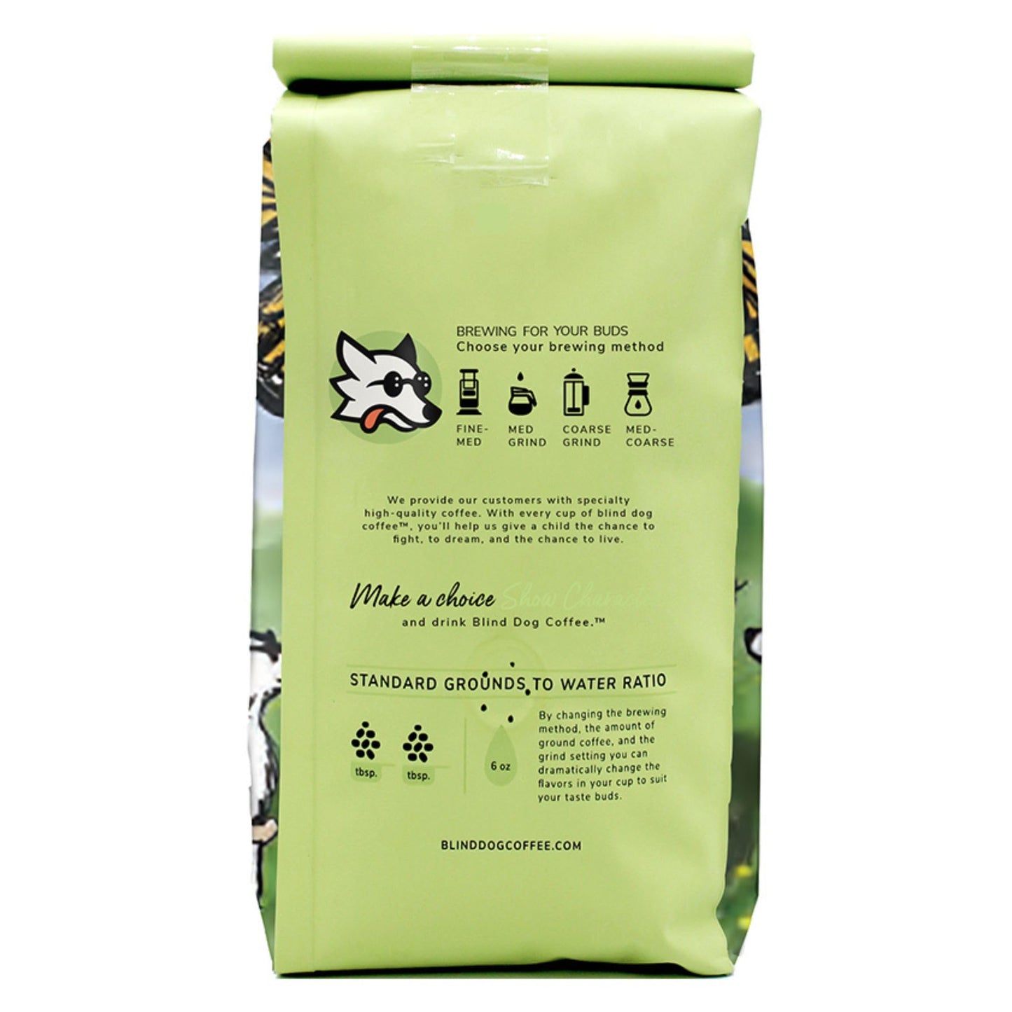 Blind Dog Coffee - 12 Oz Tanners House Blend Ground Coffee - Medium Roast - Milk Chocolate And Caramel Flavored Coffee - Balanced Organic Coffee - Usda Organic