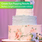 Edible Ultra Flexible Icing Sheets, White, 8.3" X 11.7" A4 Size, 12 Ct