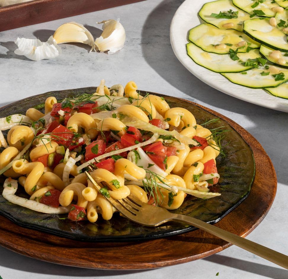 ZENB Plant-Based Cavatappi - Pasta Made From 100% Yellow Peas, Gluten Free, Non-GMO & Vegan, Less Carbs than Traditional Pastas,