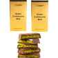 UniqBite Dubai Chocolate Bar Pistachio, 2 PACK, Crunchy Loaded Viral Knafeh Chocolate Bar with Pistachio Cream and Kataifi (Tota