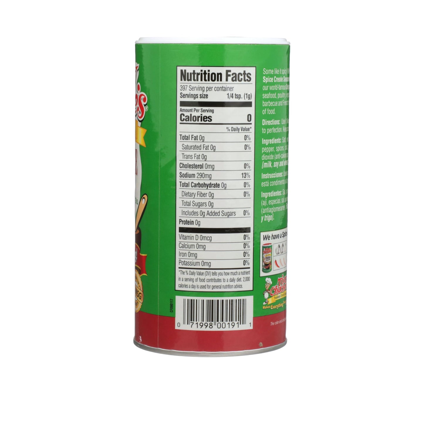 Tony Chacheres More Spice Creole Seasoning - 14 Oz