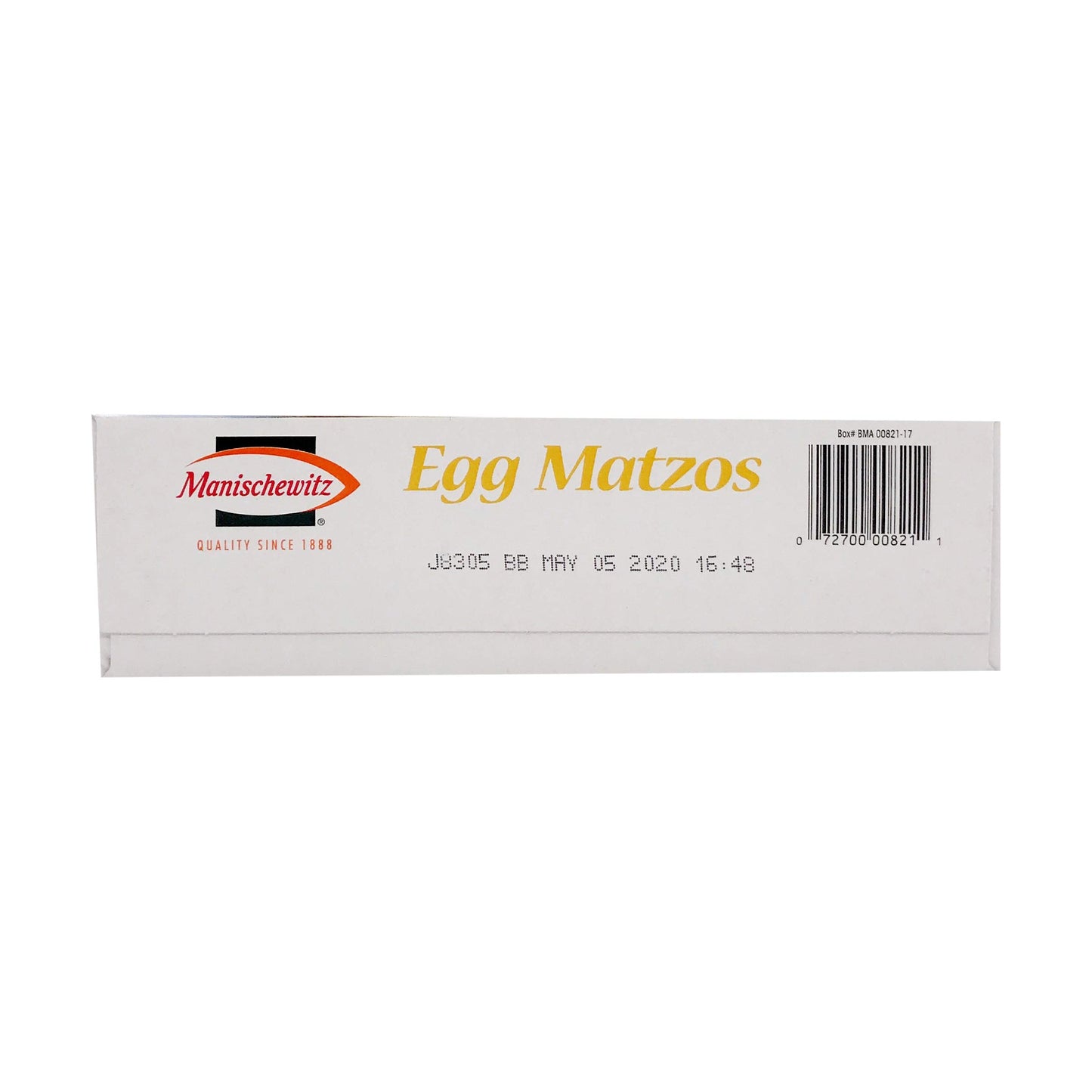 Manischewitz Matzo Cracker, Egg, 12 Ounce