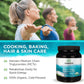 Swanson 100% Certified Organic Coconut Oil Cooking Baking Frying Beauty Efas Mcts 3 Lbs 6 Ounces (1.53 Kg) Solid Oil (1 Pack)