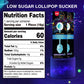 Music Lollipop Suckers,Amos Audio Lollipop Sugar Free, Singing Lollipop Individually Wrapped, Novelty Gift For Mothers Day (Blue