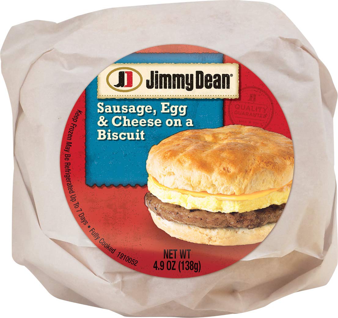 Jimmy Dean Sausage, Egg & Cheese Biscuit, 4.9 Oz (12 Count)