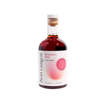 Acid League Strawberry Rosé Living Vinegar, 12.7 Fl Oz, Pack of 1