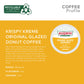 Krispy Kreme Doughnuts, Original Glazed Doughnut, Keurig Single Serve K-Cup Pods, Medium Roast Coffee, 96 Count (4 Packs Of 24)