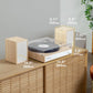 Victrola Harmony - Bluetooth Turntable System- 3-Speed Vinyl Record Player  Stereo Bookshelf Speakers  Mid-Century Modern Design  Audio Technica ATN3600L  Bluetooth Input and Output (Walnut)