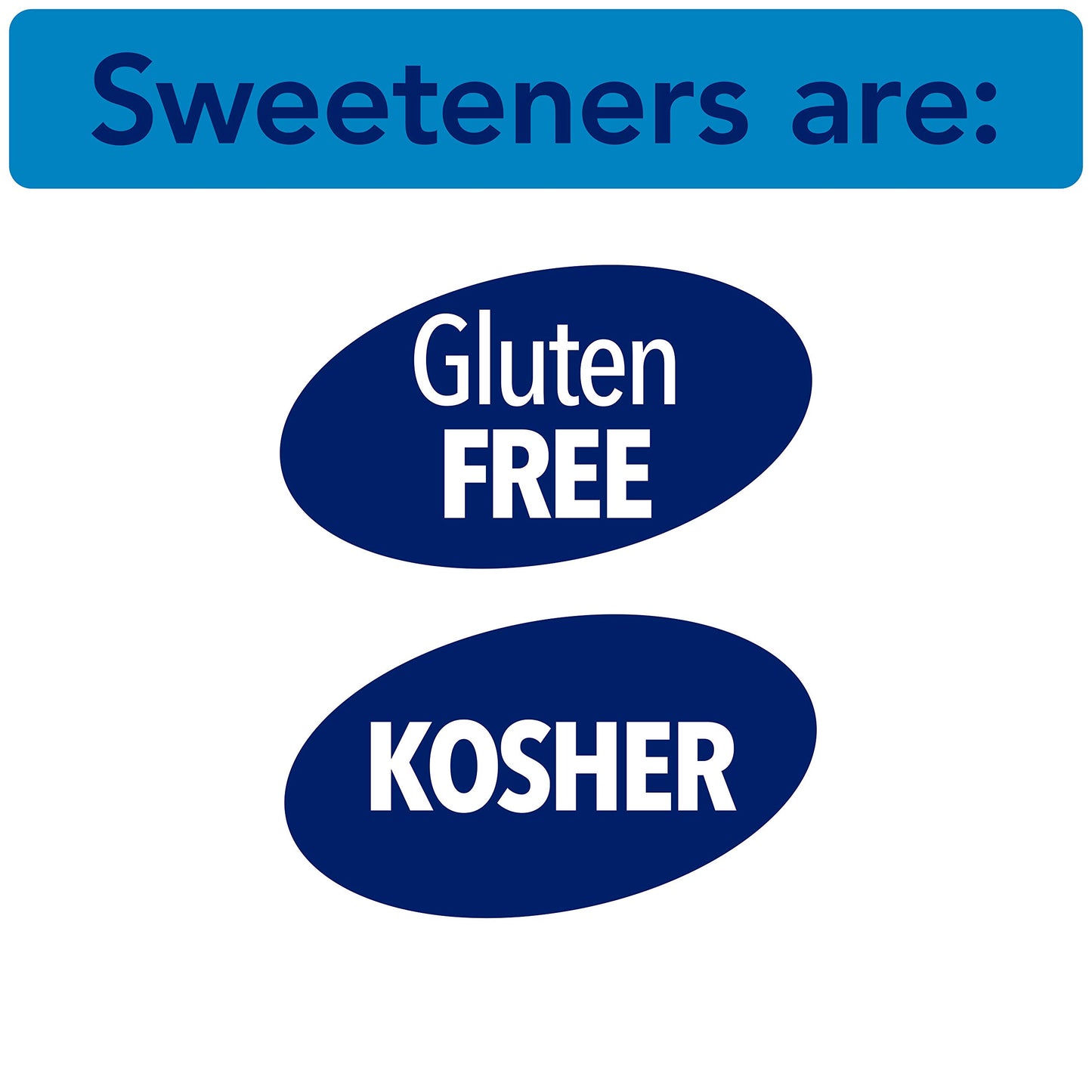 N'Joy Zero Calorie Sweetener, Blue Aspartame Packets, 2000 Count, Kosher, Gluten Free, Sodium Free, Ideal for Diabetics