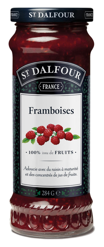 St. Dalfour Preserves, Red Raspberry, 10 oz