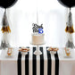 Rssta i Cake Topper for 15th Birthday, Blue, Model XM1222-15, Fun Decoration for Celebration