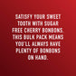 Swiss Imports Sugar Free Bonbons Hard Candy Drops, Cherry, 200 Individually Wrapped Pieces, 500G/17.6Oz