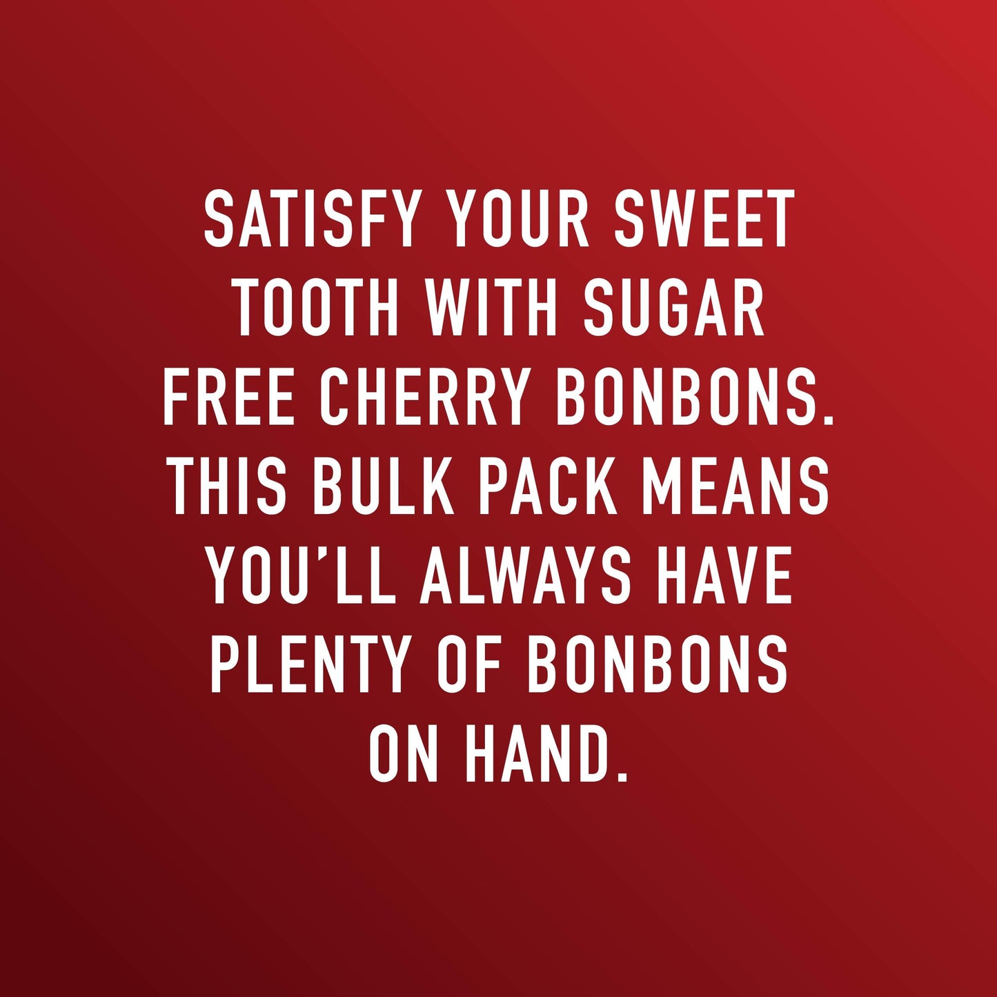 Swiss Imports Sugar Free Bonbons Hard Candy Drops, Cherry, 200 Individually Wrapped Pieces, 500G/17.6Oz