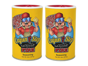 Cajun Two Step Seasoning By Stalekracker - 2 Pck, Fire Seasoning For Authentic Creole Louisiana Cuisine (16 Oz.)