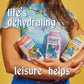 Leisure Drinks - Electrolyte Drink Variety Pack [Electrolyte Refresher - 16oz Cans  12pk] - Low Sugar Hydration Drink - Get The Best Hydration Drink Packed w/ Magnesium & Ashwagandha For Mood & Stress Support