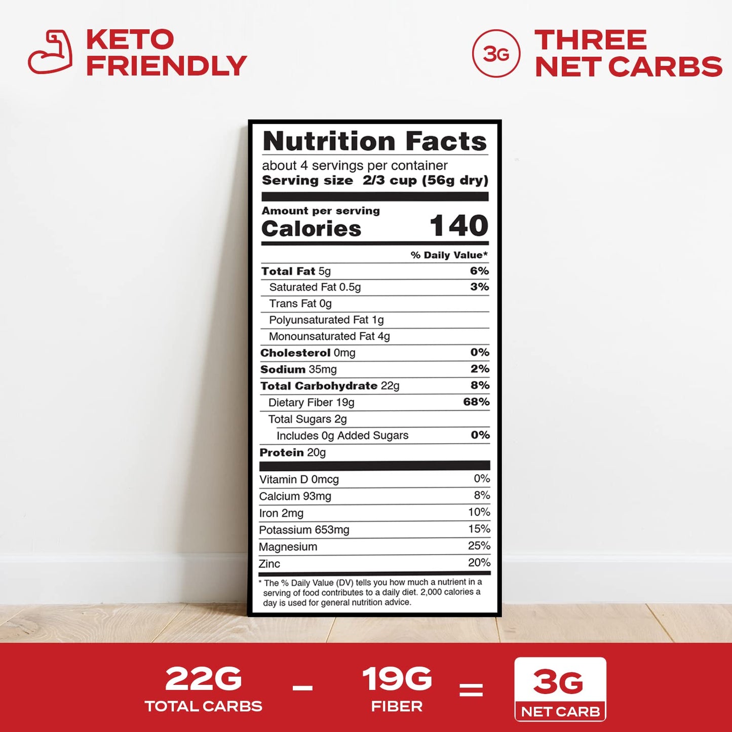 Aviate Keto Pasta Rotini - Low Carb (3G Net) Lupini Noodles, High Protein (20G), Gluten-Free, Made With Lupin Flour, Plant Based