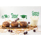 Moitkptt Graduation Cupcake Toppers, Class of 2025, Green, 24 Count, Paper