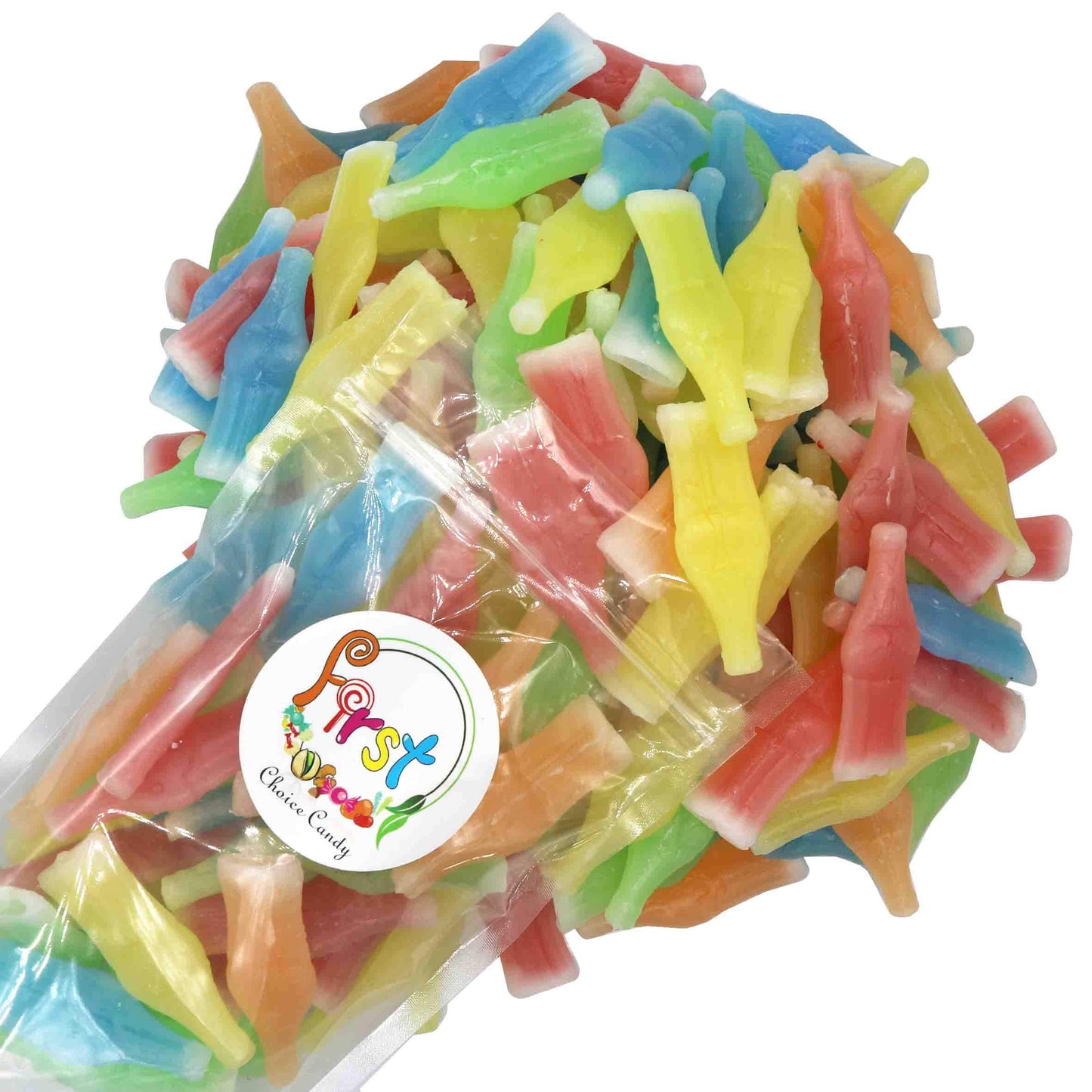 FirstChoiceCandy Wax Bottles Nostalgic Fun Candy Drink (2 Pound (Pack of 1))