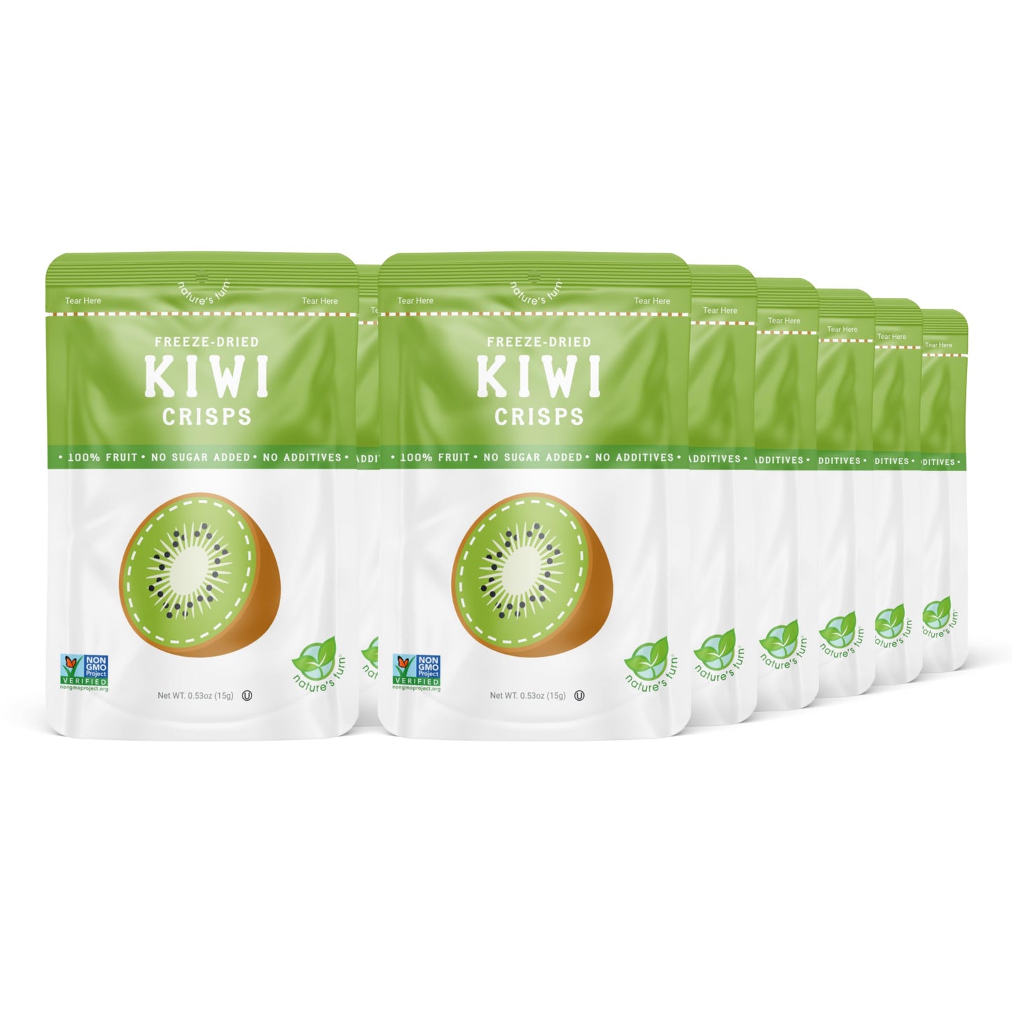 Natures Turn Freeze-Dried Fruit Crisps - Healthy, Gluten-Free, Crispy & Delicious, Plant-Based Snack, Ideal for Cereal, Smoothie