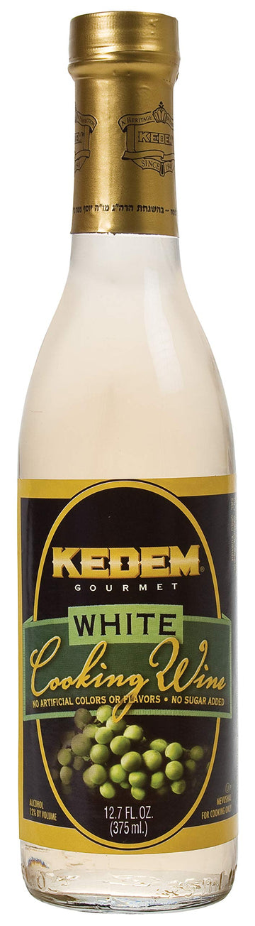 Kedem White Cooking Wine, Gluten Free, Kosher, 12.7 Fl Oz